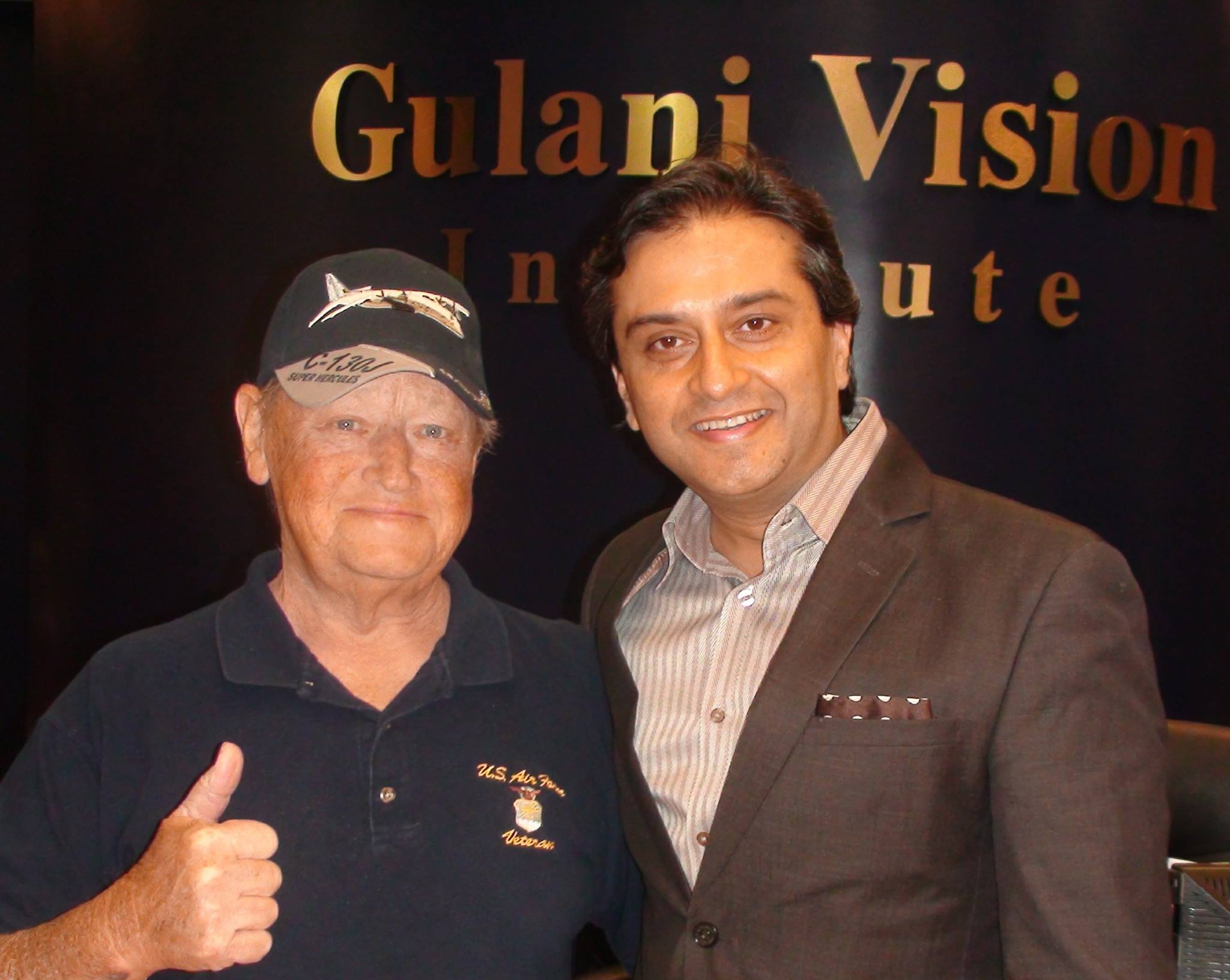 Dr. Gulani With a Veteran Patient