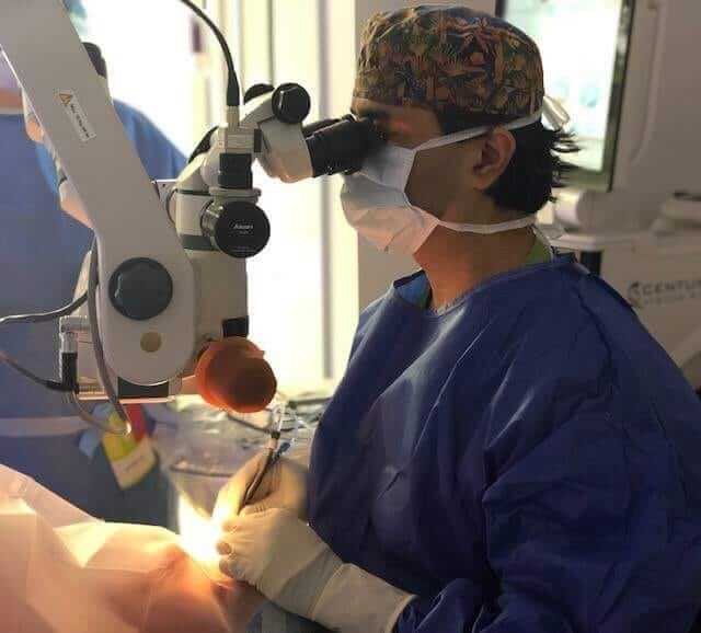 Dr. Gulani Performing Surgery