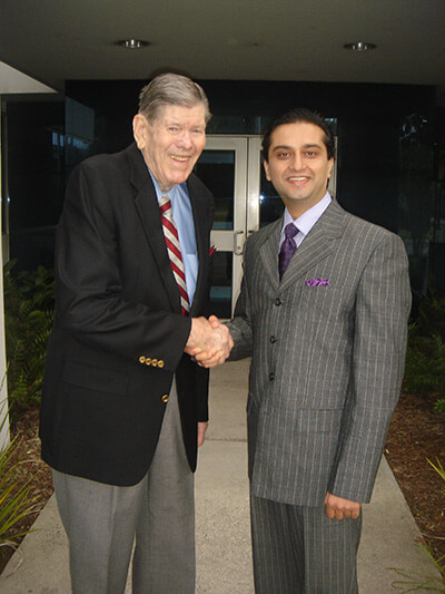 Dr. Gulani With Art Boutwell
