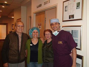 Dr. Gulani With Patients