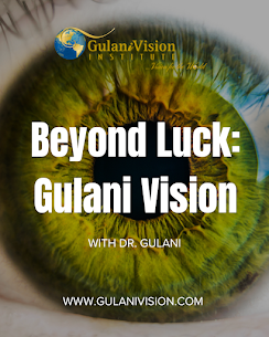 Dr. Arun Gulani celebrating St. Patrick’s Day at Gulani Vision Institute, wearing green surgical scrubs and showcasing advanced vision correction techniques