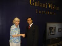 Anne Ingram With Dr. Gulani